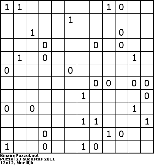 Binaire Puzzel