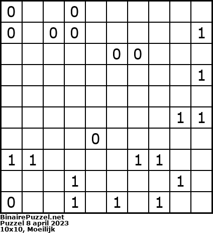 Binaire Puzzel