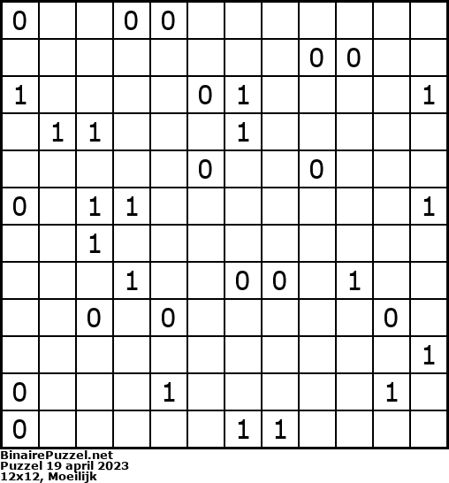 Binaire Puzzel