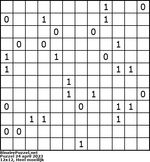 Binaire Puzzel