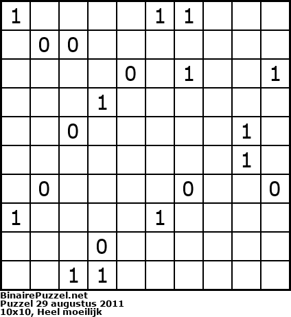 Binaire Puzzel