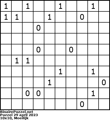 Binaire Puzzel