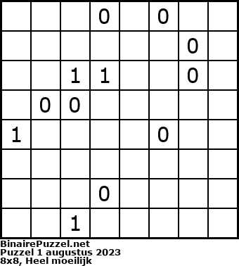 Binaire Puzzel