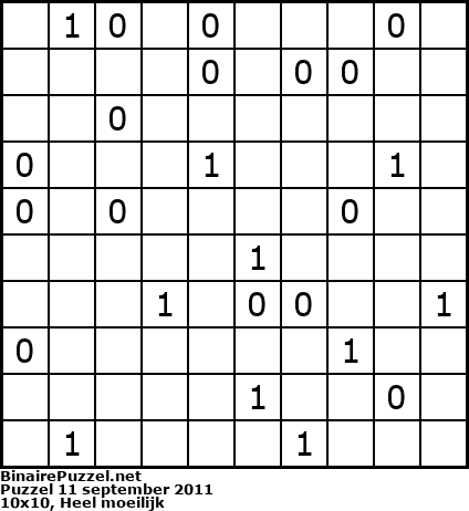 Binaire Puzzel