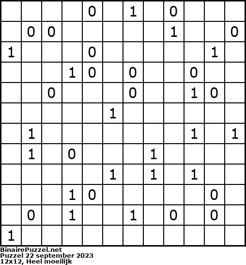 Binaire Puzzel