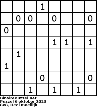 Binaire Puzzel