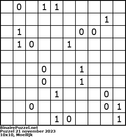 Binaire Puzzel