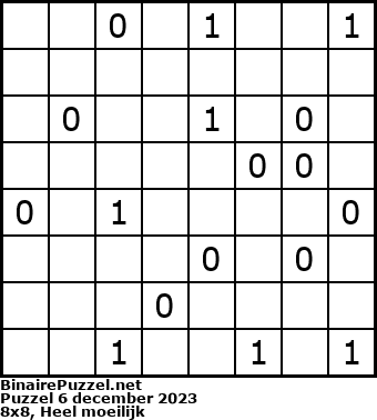Binaire Puzzel