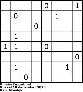 Binaire Puzzel