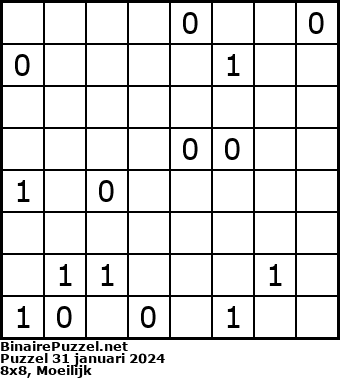 Binaire Puzzel