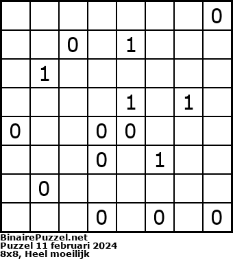 Binaire Puzzel