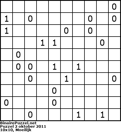 Binaire Puzzel
