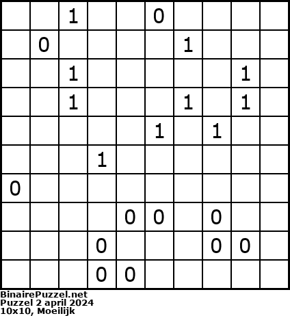 Binaire Puzzel