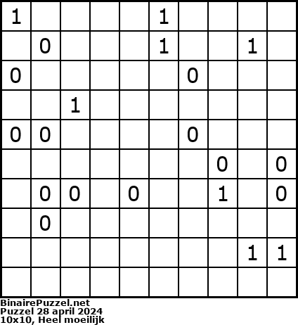 Binaire Puzzel