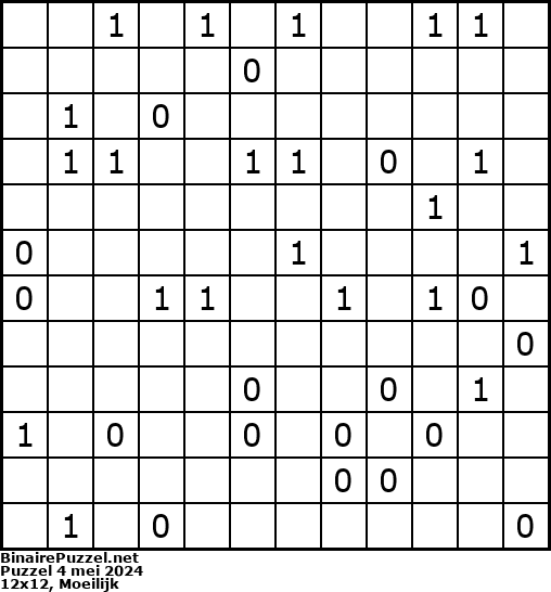 Binaire Puzzel