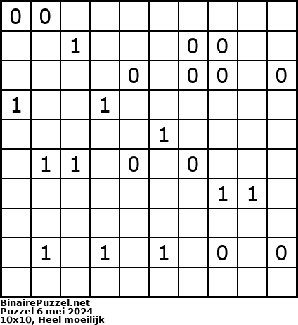 Binaire Puzzel