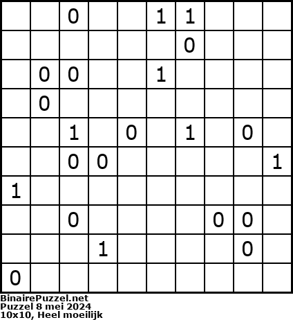 Binaire Puzzel