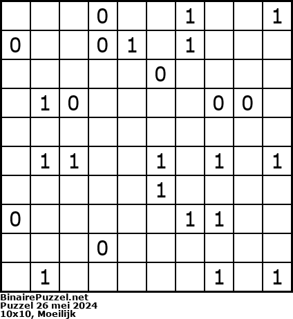 Binaire Puzzel