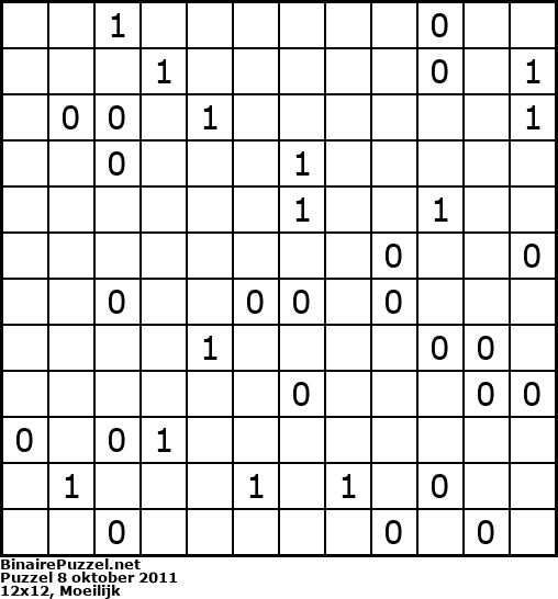 Binaire Puzzel