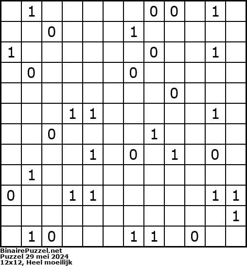 Binaire Puzzel