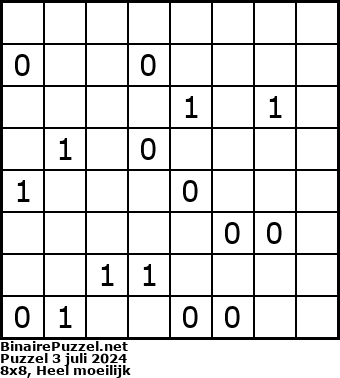 Binaire Puzzel