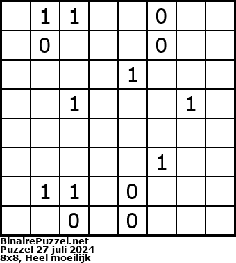 Binaire Puzzel