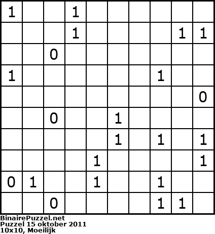 Binaire Puzzel