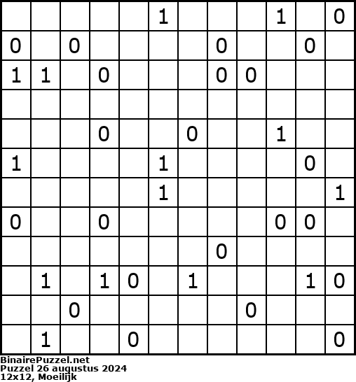 Binaire Puzzel