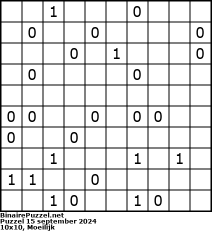 Binaire Puzzel