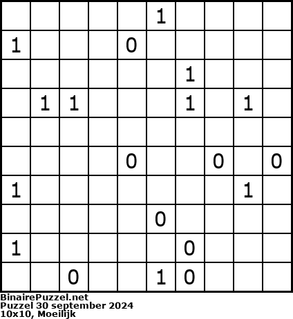Binaire Puzzel