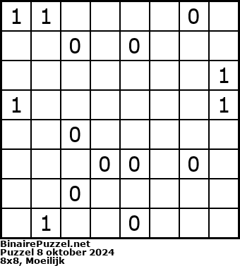 Binaire Puzzel