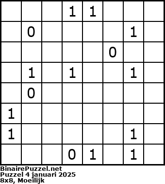 Binaire Puzzel