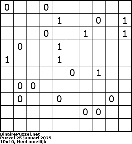 Binaire Puzzel
