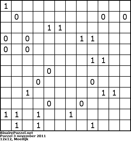 Binaire Puzzel
