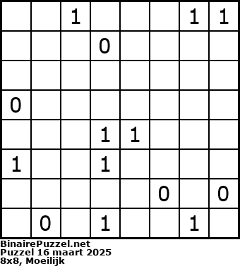 Binaire Puzzel