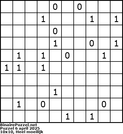 Binaire Puzzel