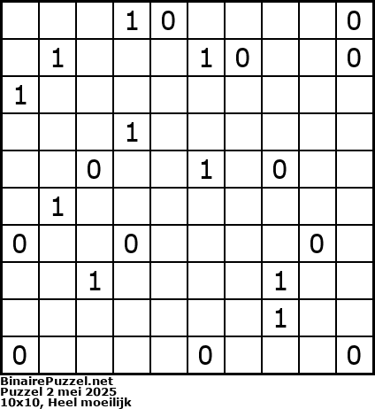 Binaire Puzzel