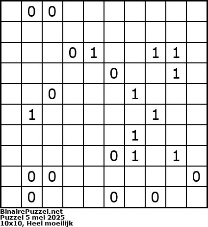 Binaire Puzzel