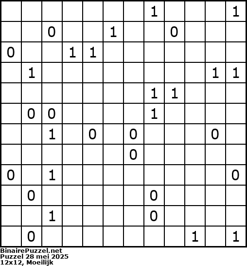 Binaire Puzzel