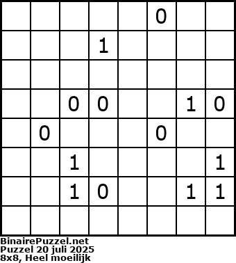 Binaire Puzzel