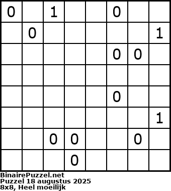 Binaire Puzzel
