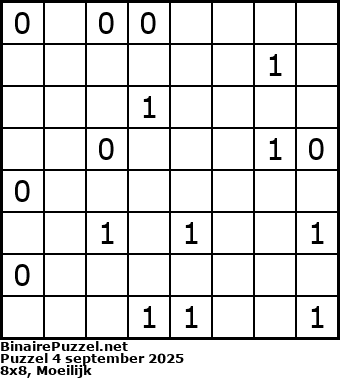 Binaire Puzzel