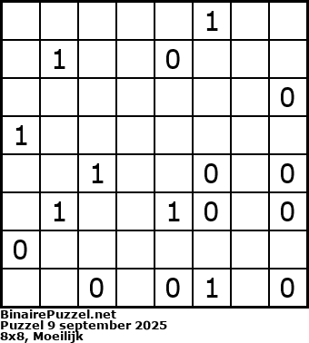 Binaire Puzzel