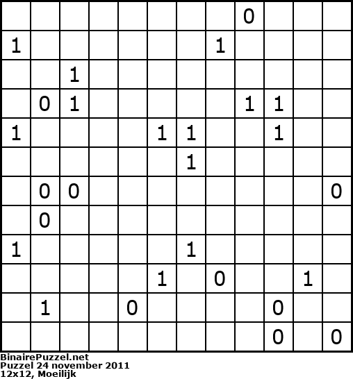 Binaire Puzzel