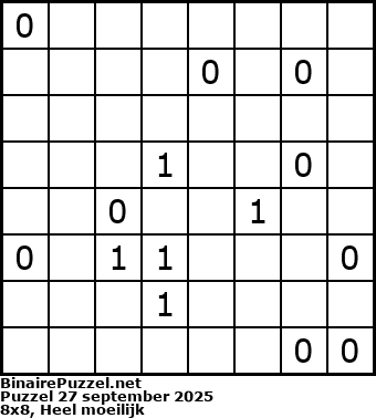 Binaire Puzzel