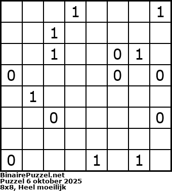 Binaire Puzzel