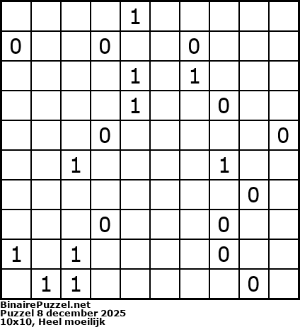Binaire Puzzel