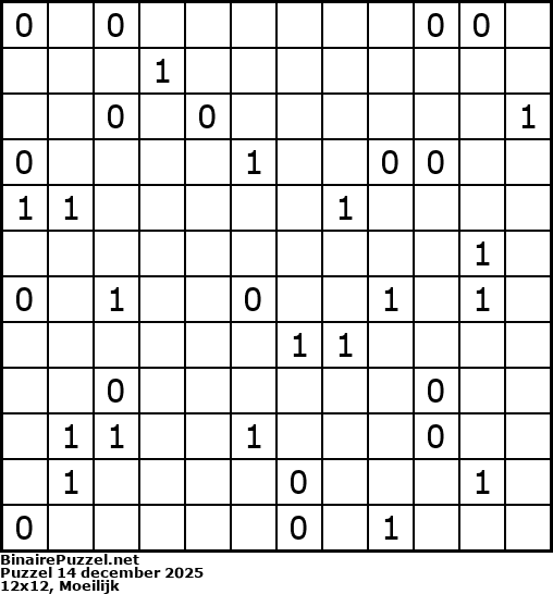 Binaire Puzzel