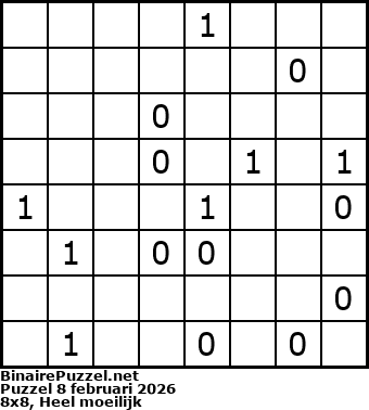 Binaire Puzzel