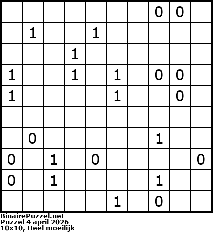 Binaire Puzzel